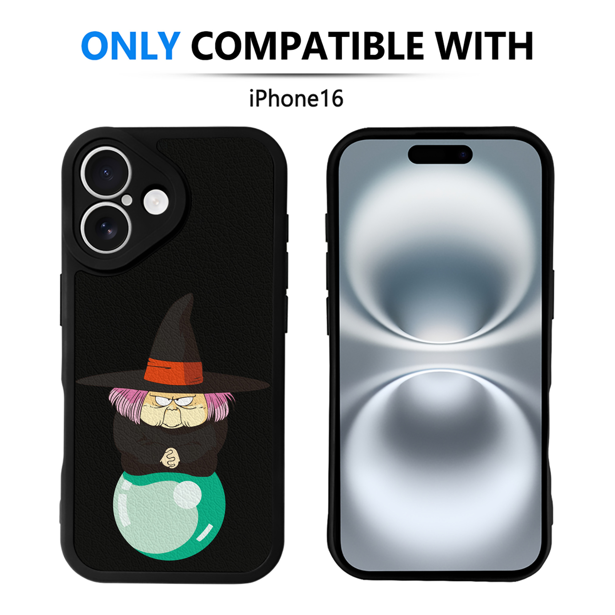 （画像用） ドラゴンボール DRAGON BALL 【iPhone 16シリーズ対応】シリコンスマホケース（レザー調） 材質：シリコン